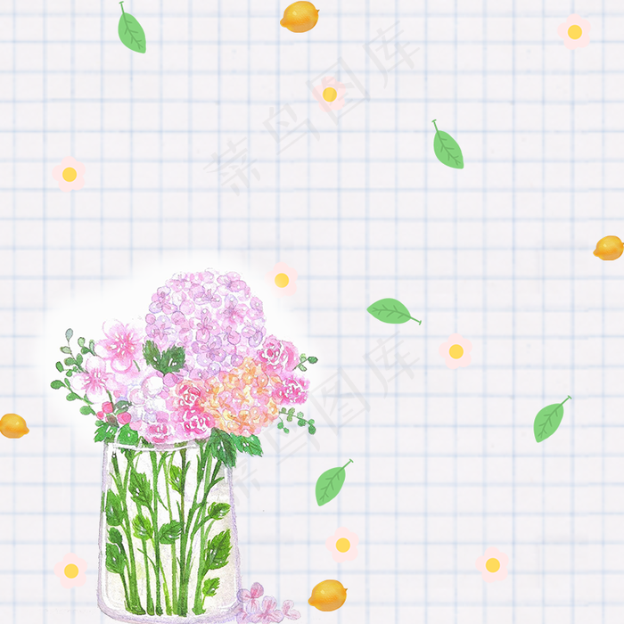 白色的格子背景