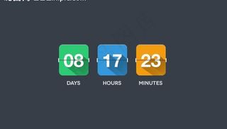 时间字体三维效果图片