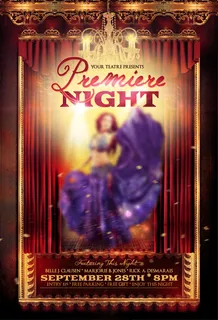 传统舞会宣传海报