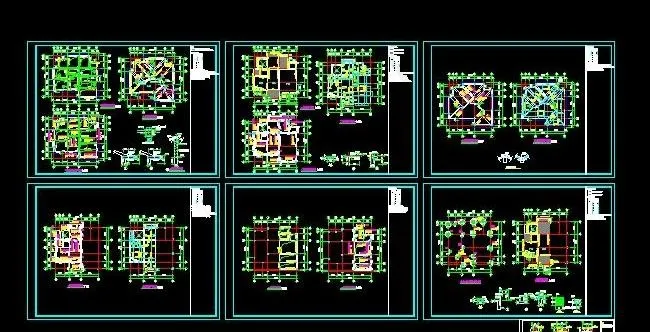 精典设计农村小型别墅砌体结构施工图...