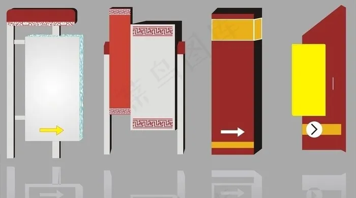 导示牌图片cdr矢量模版下载