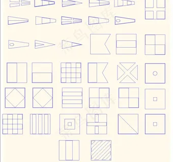 手绘航海标识图片