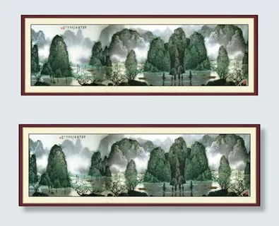 山水国画 山水国画