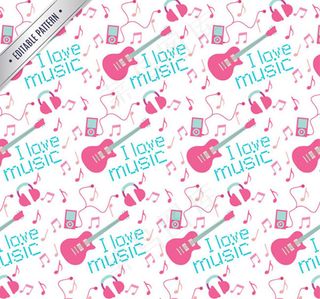 电吉他无缝背景