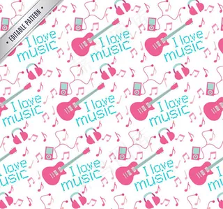 电吉他无缝背景