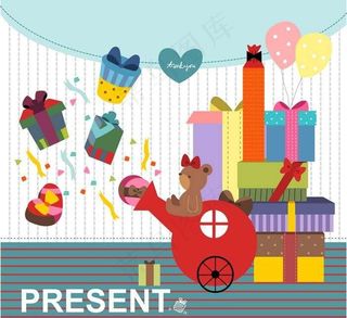 礼物包装盒图片