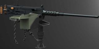 勃朗宁M2重机枪机械模型