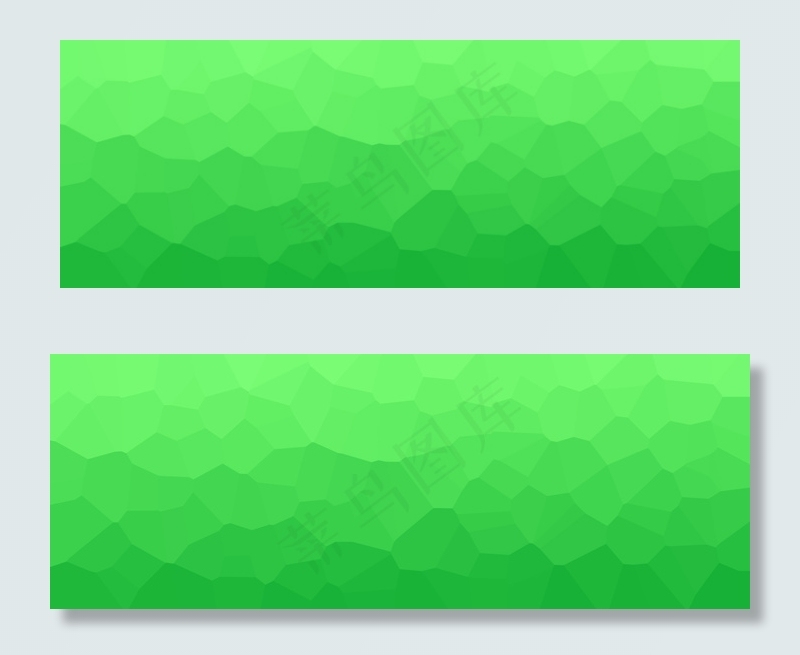 绿色纹理低多边形banner背景