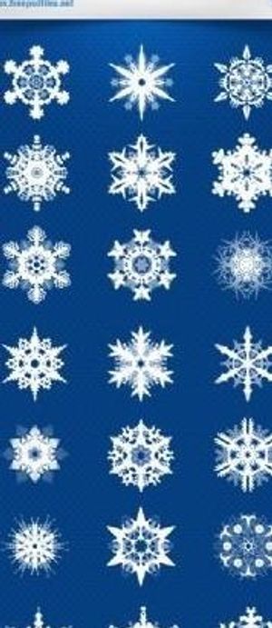 精美雪花纹样 下载