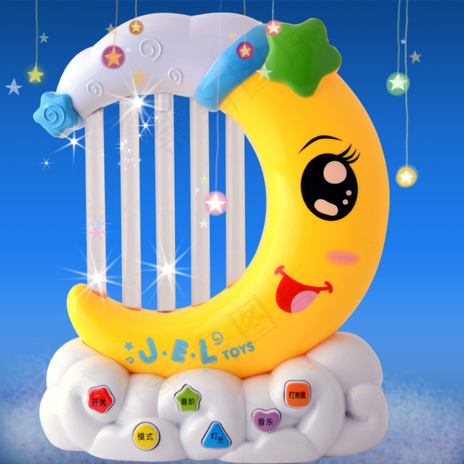 月亮故事琴主图图片psd模版下载