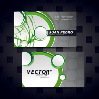 暗色酷炫名片背景矢量素材