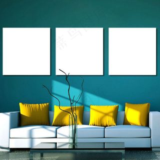 大厅客厅卧室背景墙墙壁壁纸场景样机