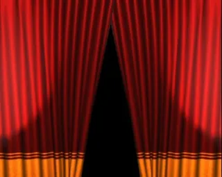 红色幕布视频素材