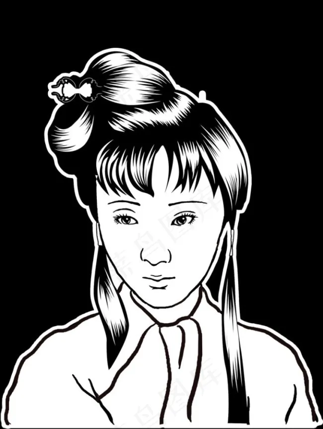 林黛玉psd模版下载