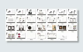 中国风化妆品VI画册设计