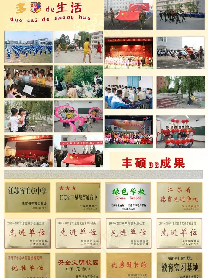学校宣传展板图片(2480X3510(DPI:300))psd模版下载