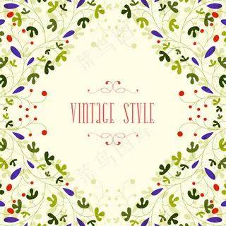 美丽花藤背景素材图片