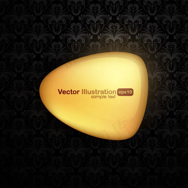 幻彩装饰形状矢量素材-5eps,ai矢量模版下载