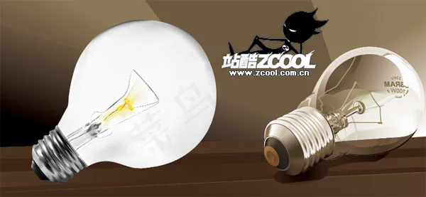 2个灯泡矢量素材eps,ai矢量模版下载