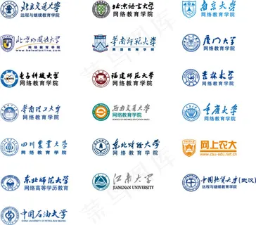 19所高校标志矢量素材