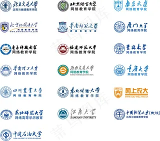 19所高校标志矢量素材