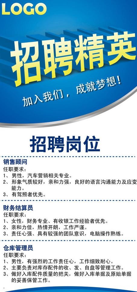 招聘图片(3937X7874(DPI:100))psd模版下载