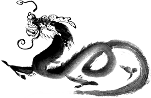 中国风水墨龙图片素材