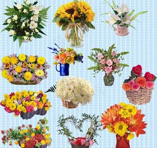 漂亮的花束图片