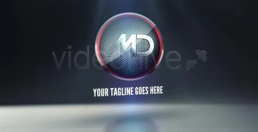 LOGO演绎AE模板LED素材