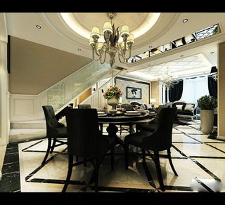 欧式客厅效果图