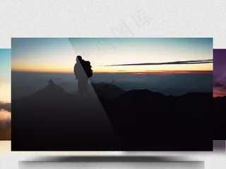 春天山林间隙丁香花开