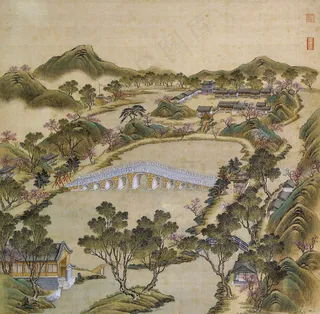 圆明园国画