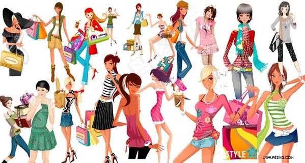 卡通美女图片大全