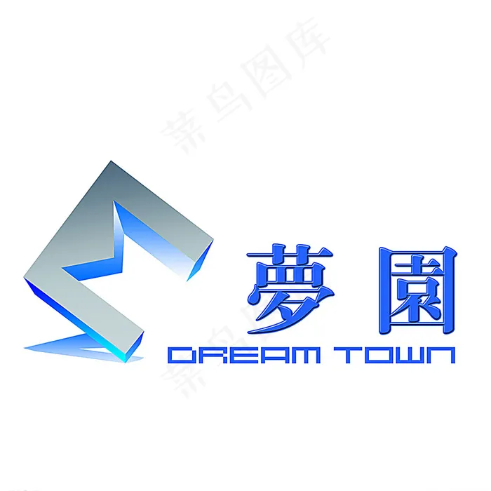 LOGO梦园图片psd模版下载