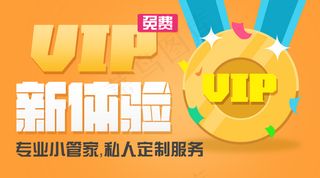 VIP扁平宣传