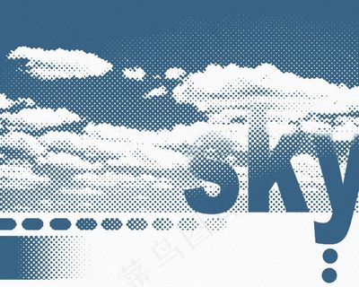 天空斑点背景