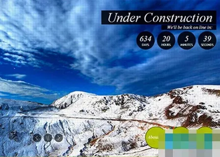 全屏大图背景JS幻灯仿FLASH网...