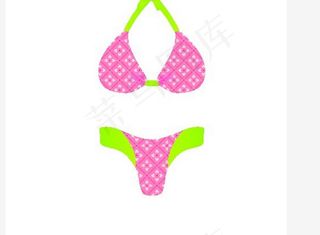 比基尼 矢量素材
