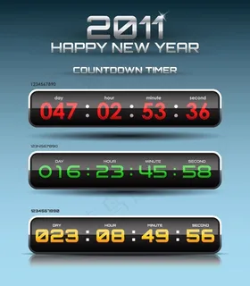 倒时计矢量素材