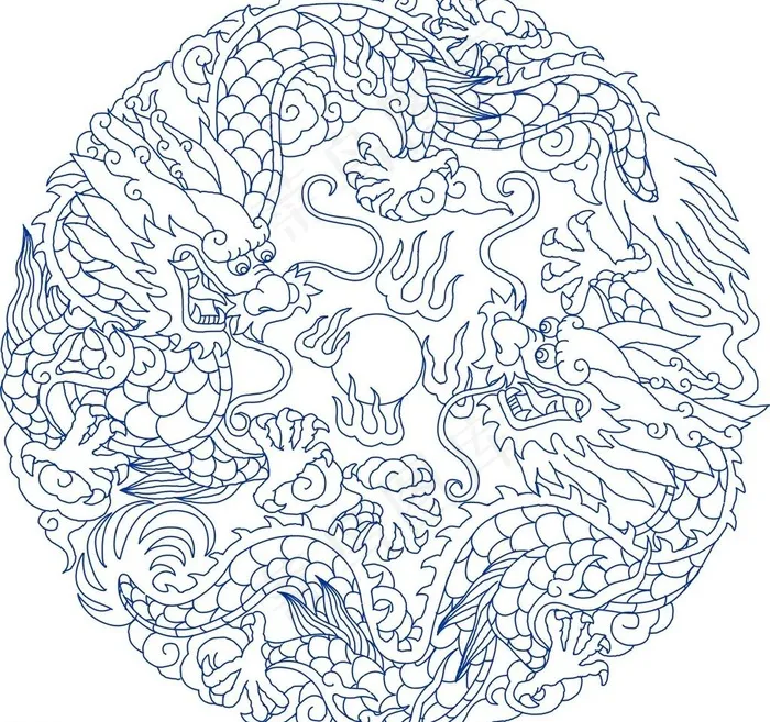 双龙戏珠