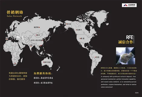 网络营销诚信合作画册PSD设