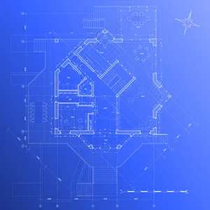 建筑图纸矢量素材