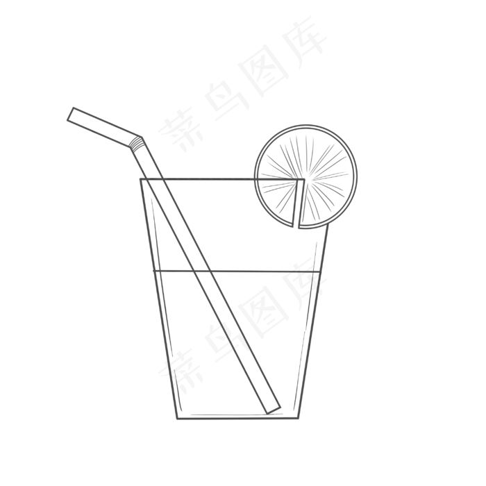 玻璃杯饮料简约杯子下午茶免扣素,免抠元素(3000*3000px 300 dpi )psd模版下载