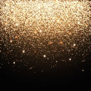 红色模糊光晕金光离子背景素材