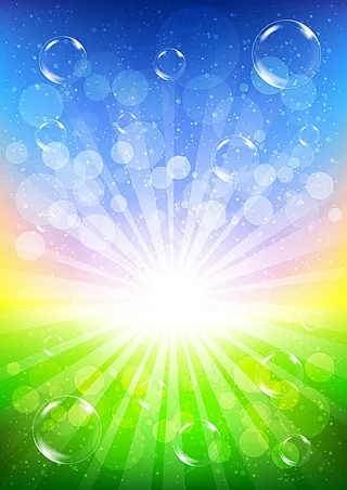 夏日海报背景设计