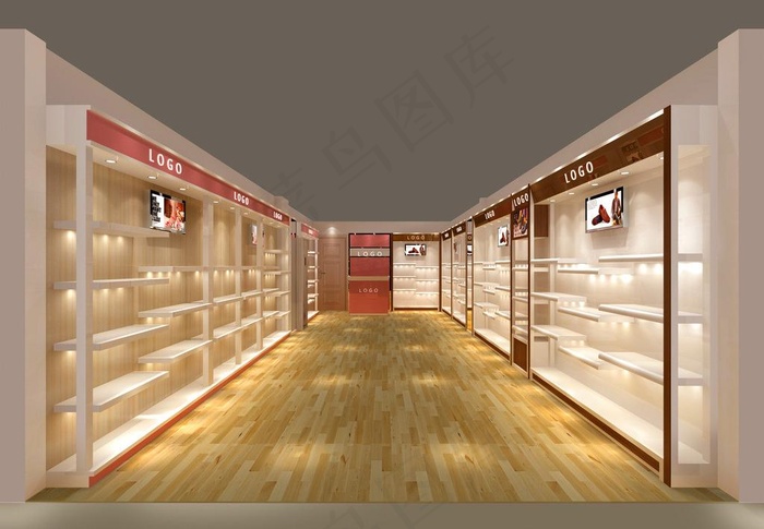 时尚鞋店图片