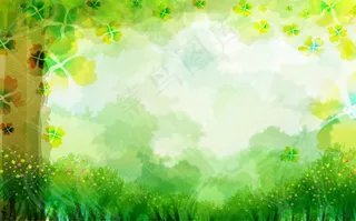 婚礼四叶草底图