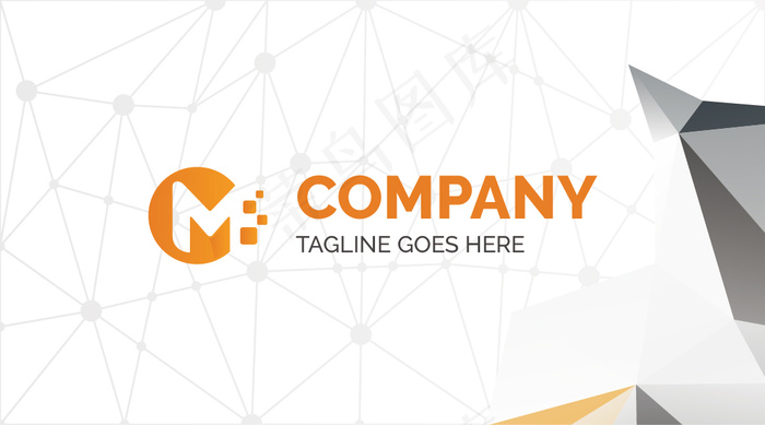 2017极简几何线条商务透明pvc...