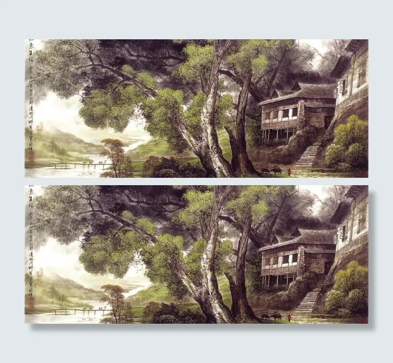 凉意生林图片