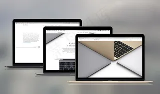 新型电脑模型矢量图